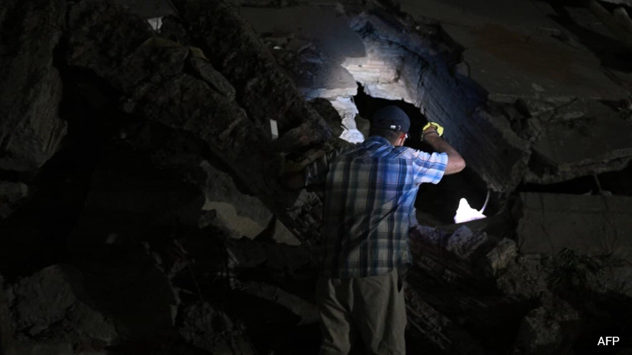 How A Faint Cry Helped Rescue A Baby, Father From Colombia Earthquake Rubble