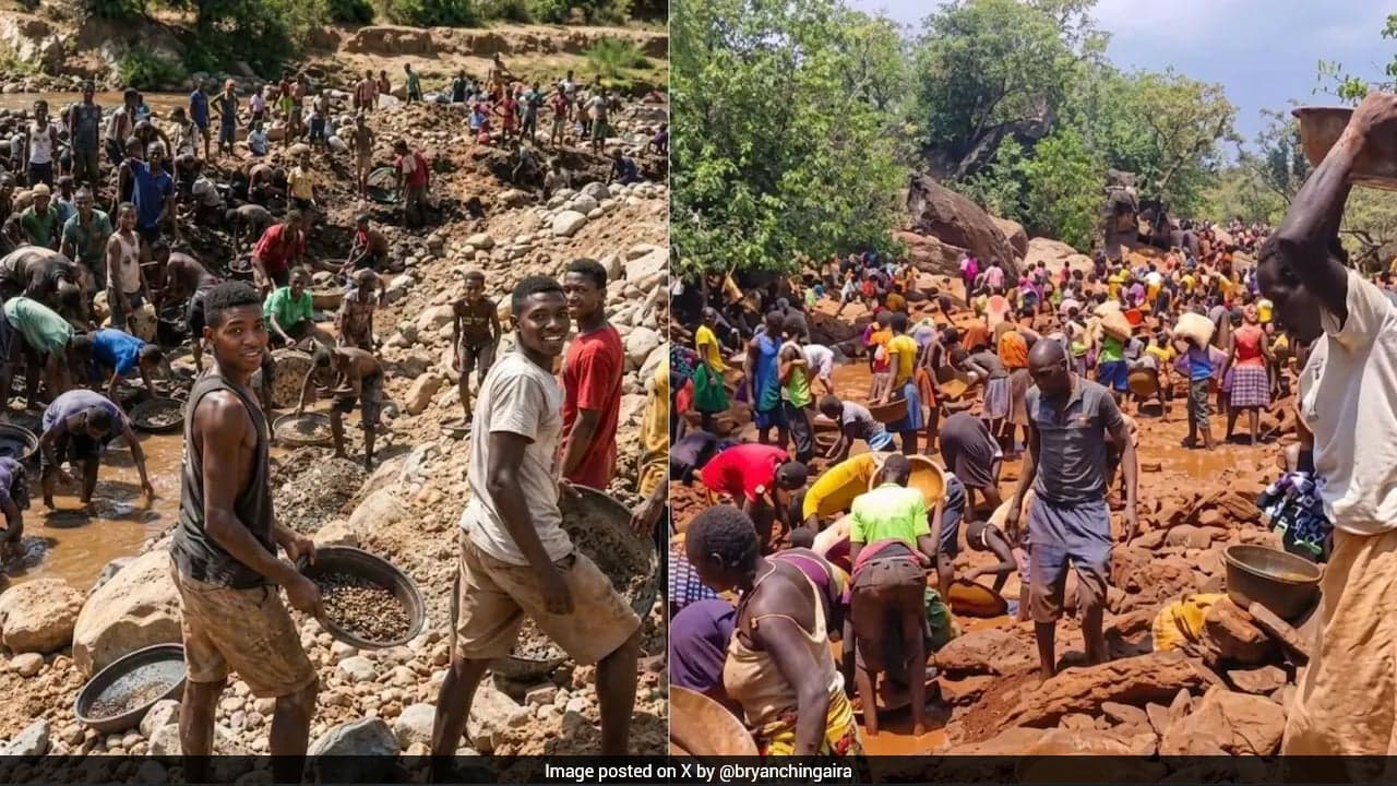 Gold Rush In Remote Africa Village After Farmer's Find Goes Viral