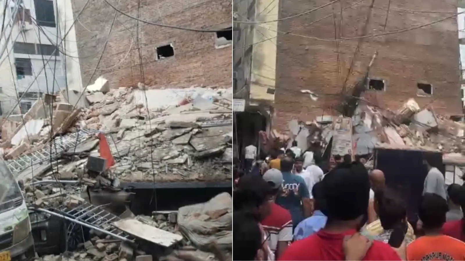 1 Dead, Several Feared Trapped After Six-Storey Building Collapses In Delhi