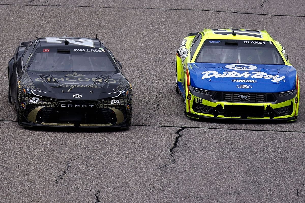Bubba Wallace points to moment where shot at New Hampshire Cup win slipped away