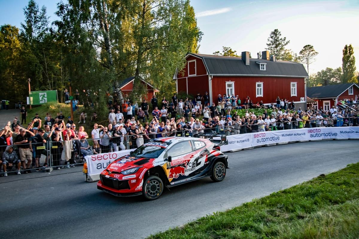 WRC Rally Finland: Ogier claims lead after incident packed morning
