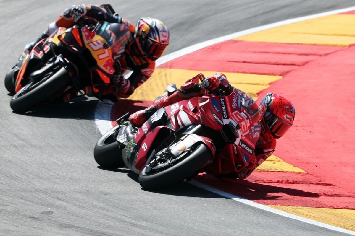 MotoGP Aragon GP: Marquez beats Acosta and Bezzecchi for crucial win