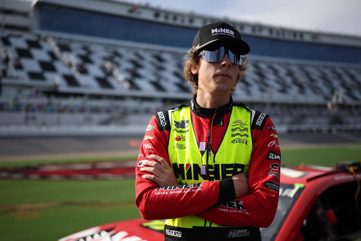 Carson Hocevar surprised after losing control in late-race Daytona crash