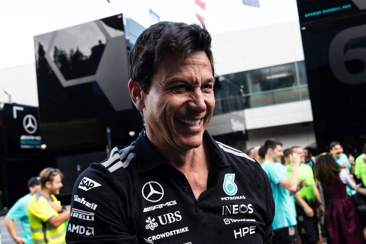 Wolff jokes that Mercedes already has Verstappen for the "real hero races"