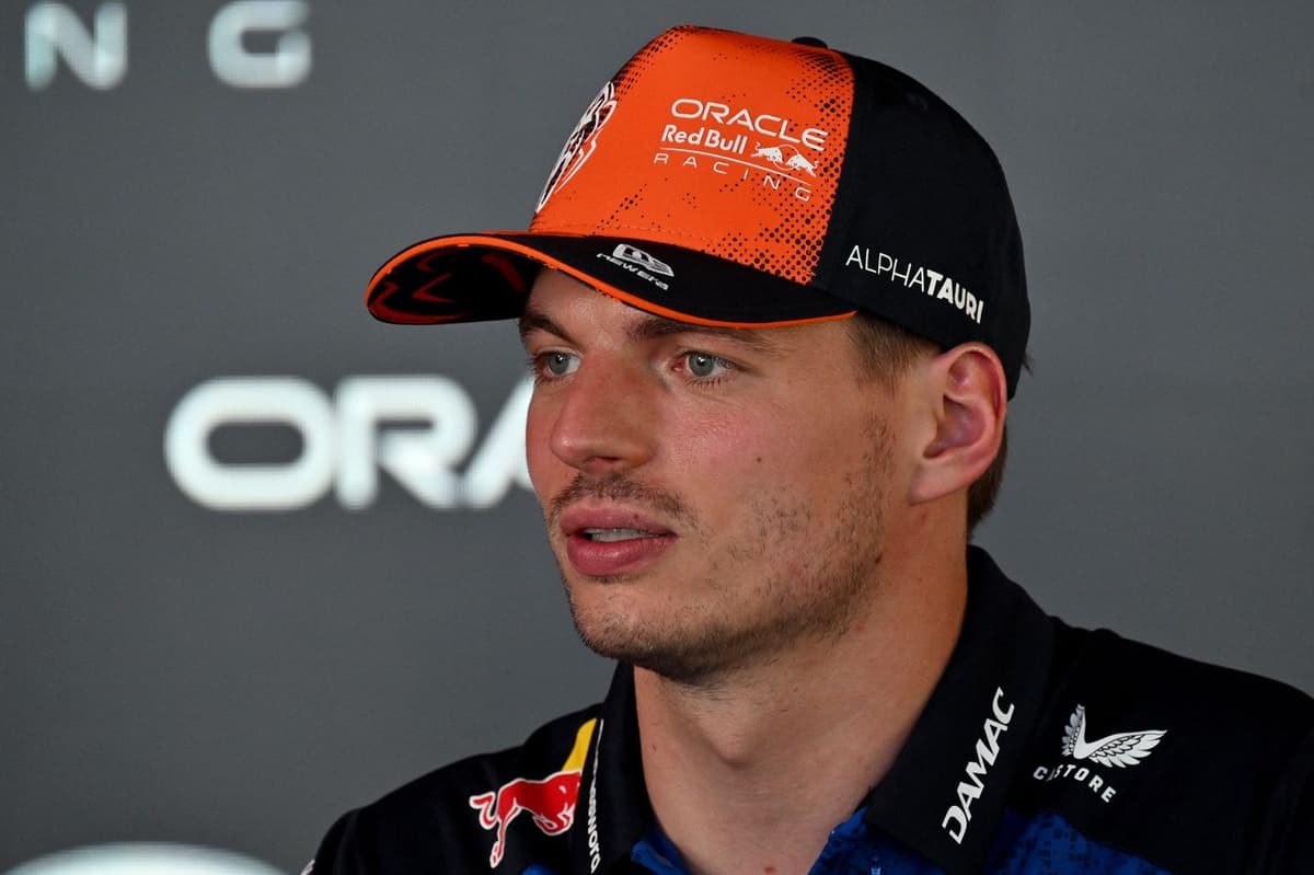 Max Verstappen unveils Delft Blue helmet for final Dutch Grand Prix