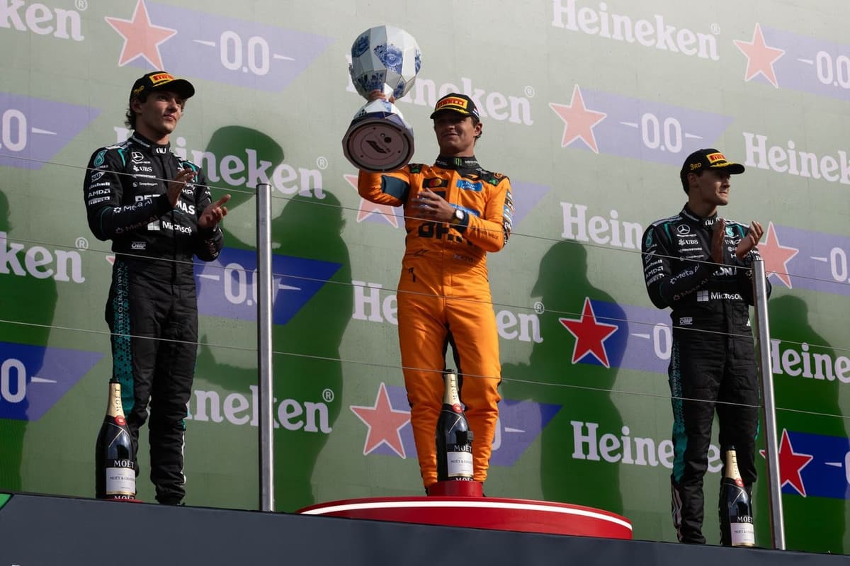 Lando Norris disagrees with Kimi Antonelli and George Russell on F1's pecking order