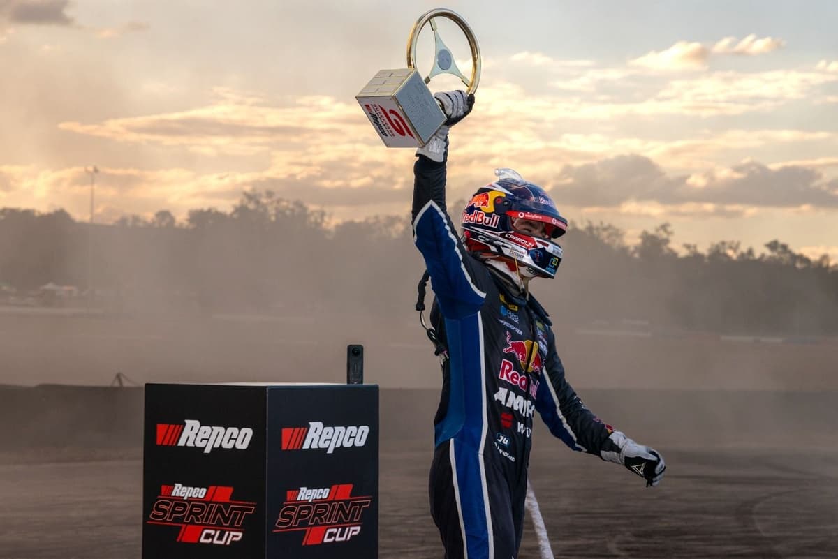Supercars Ipswich: Feeney takes second win to secure unlikely Sprint Cup title
