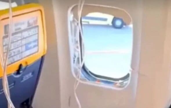 Ryanair passenger 'sucked out of window' claims airline 'only offered to rebook flight'