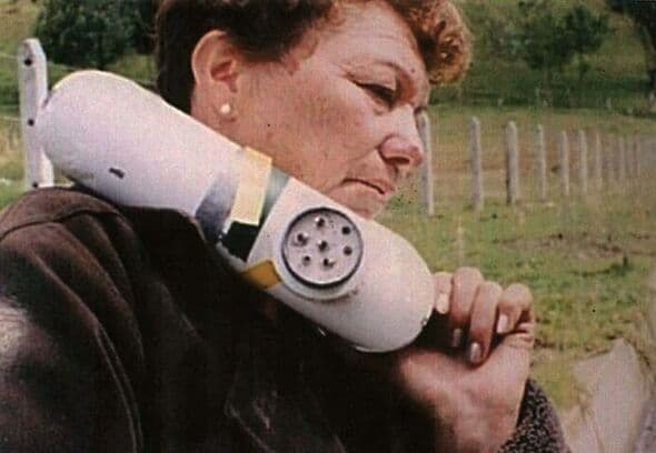 Chilling last photo of woman trapped in 'bomb collar' that 'almost decapitated her'