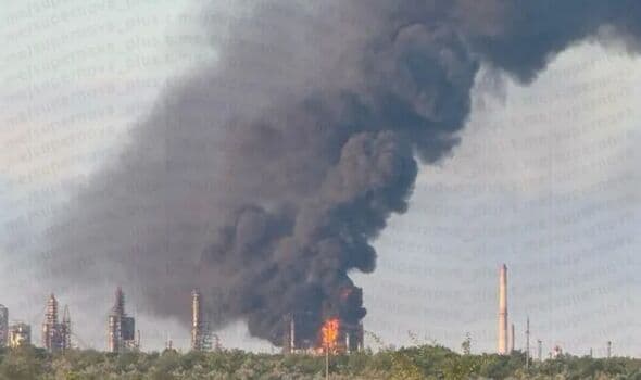 Russia burning as Ukraine launches massive strikes across country