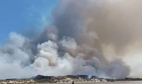 Dannes fire RECAP: Pas-de-Calais hit by huge blaze as smoke fills sky