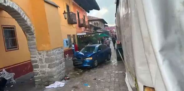 'Several injured' after car drives into people at festival in Mexican city