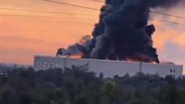 Ukrainian Drones Hit Ozon Warehouse in Samara Region