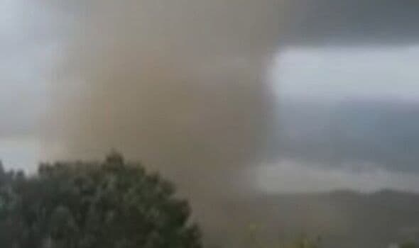 Horror tornado hits France's region filled with Brits as orange alert issued