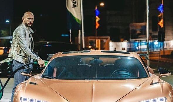Andrew Tate rented supercars 'to appear uberwealthy for engagement'