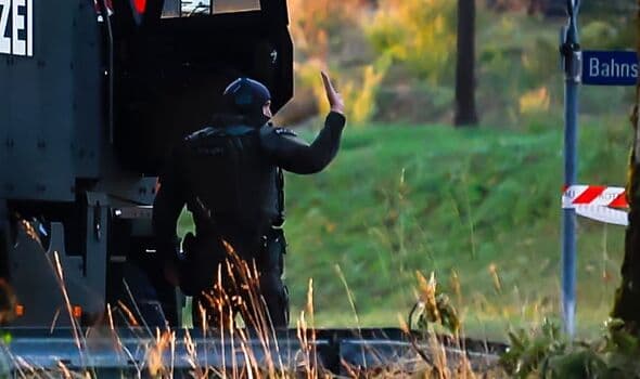 Gunman goes on horror shooting rampage at major horse racing track as police swarm scene