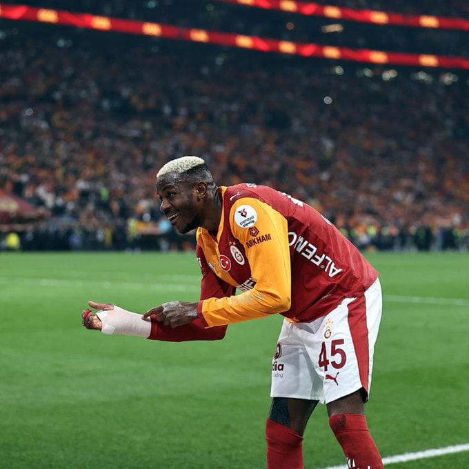 Osimhen climbs to third on Galatasaray’s all-time foreign scorers’ list