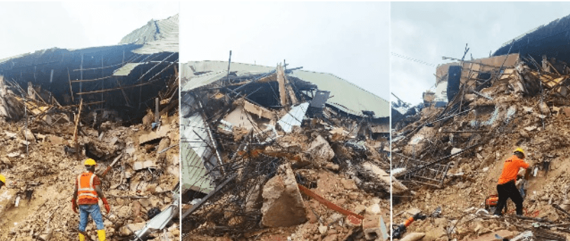 Many feared dead, others trapped as three-storey students’ hostel collapses in Anambra