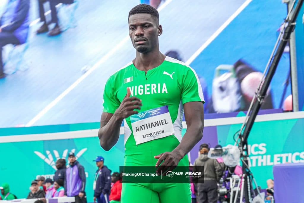 Police celebrate as Corporal Nathaniel bags 400m hurdles gold at Commonwealth
