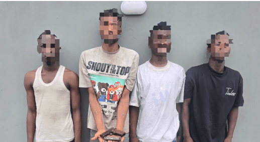 Police arrest four suspected cult members in Lagos