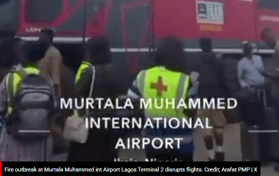 Fire breaks out at Lagos airport terminal, no casualty recorded — FAAN