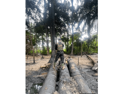 Navy disrupts illegal refining, recovers 103,000 litres in Rivers