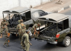 Osun Poll: Youths chant ‘ole, your plans will not work’ outside INEC office