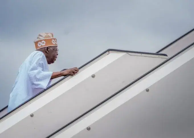 Tinubu jets out for 3-week European leave