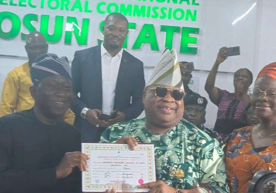 Osun poll: Adeleke gets certificate, unveils N500m victims’ fund