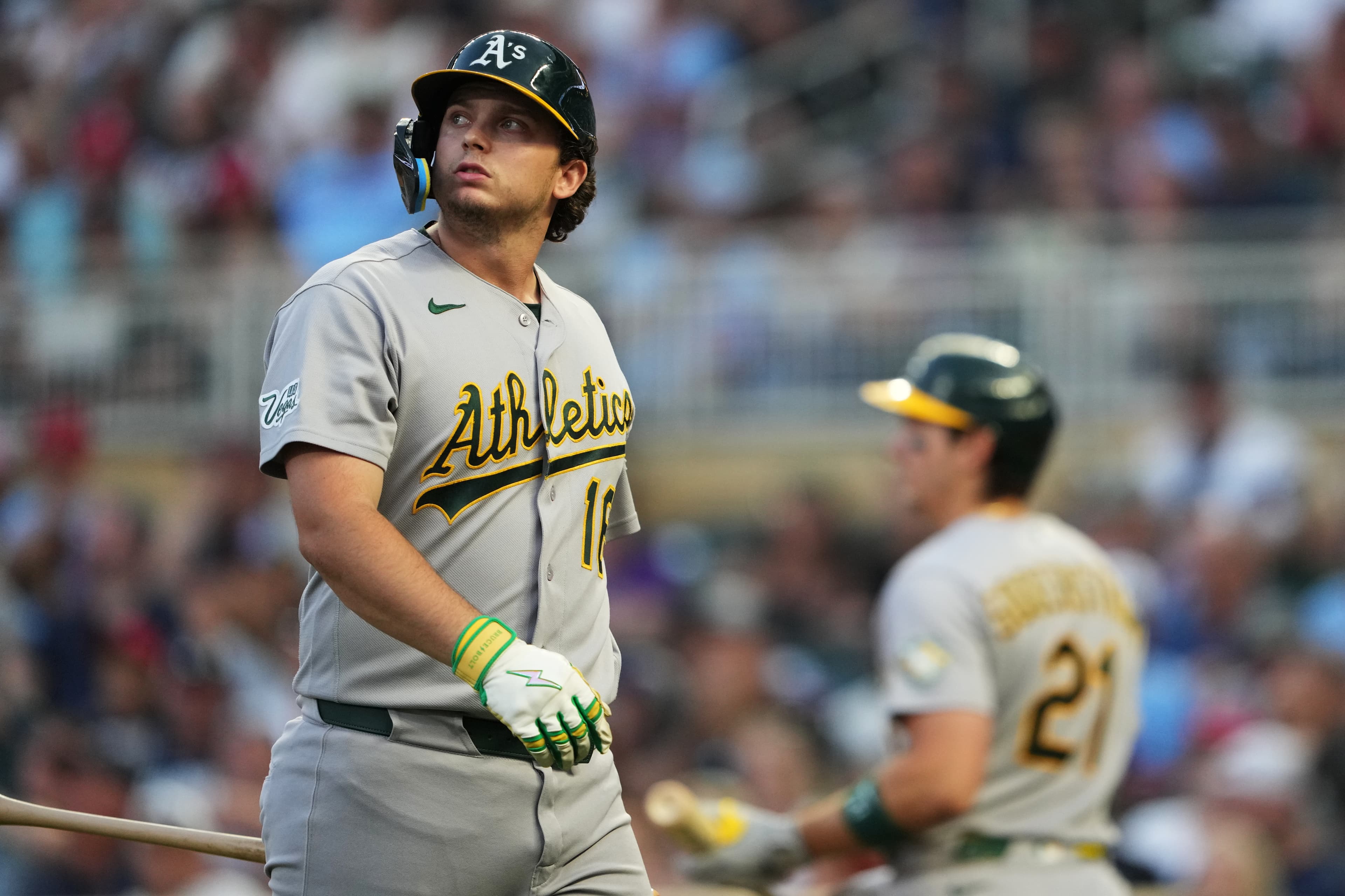 A's All-Star Nick Kurtz likely done for season due to thumb injury