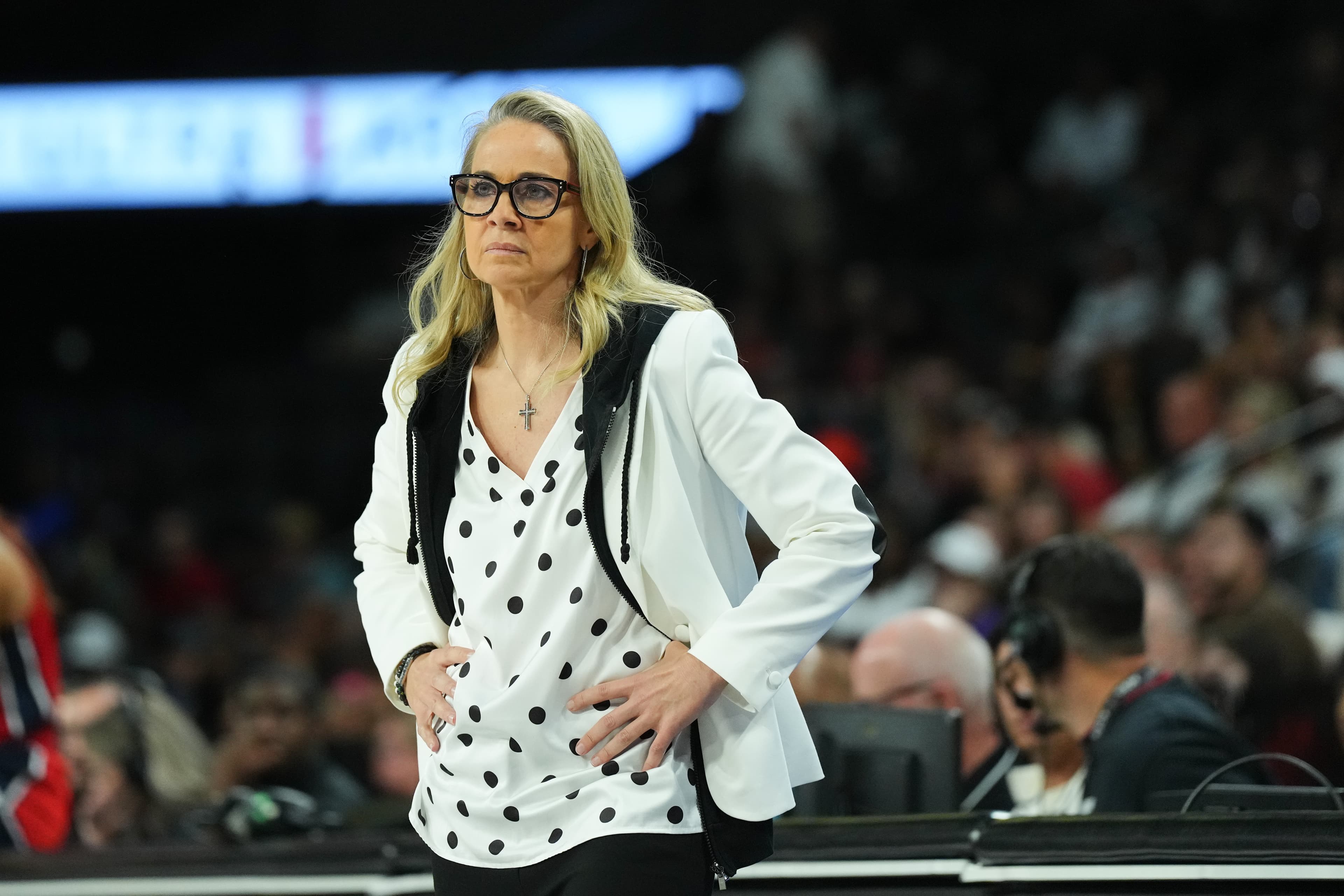 Coach ejected as Aces suffer costly loss to Dream