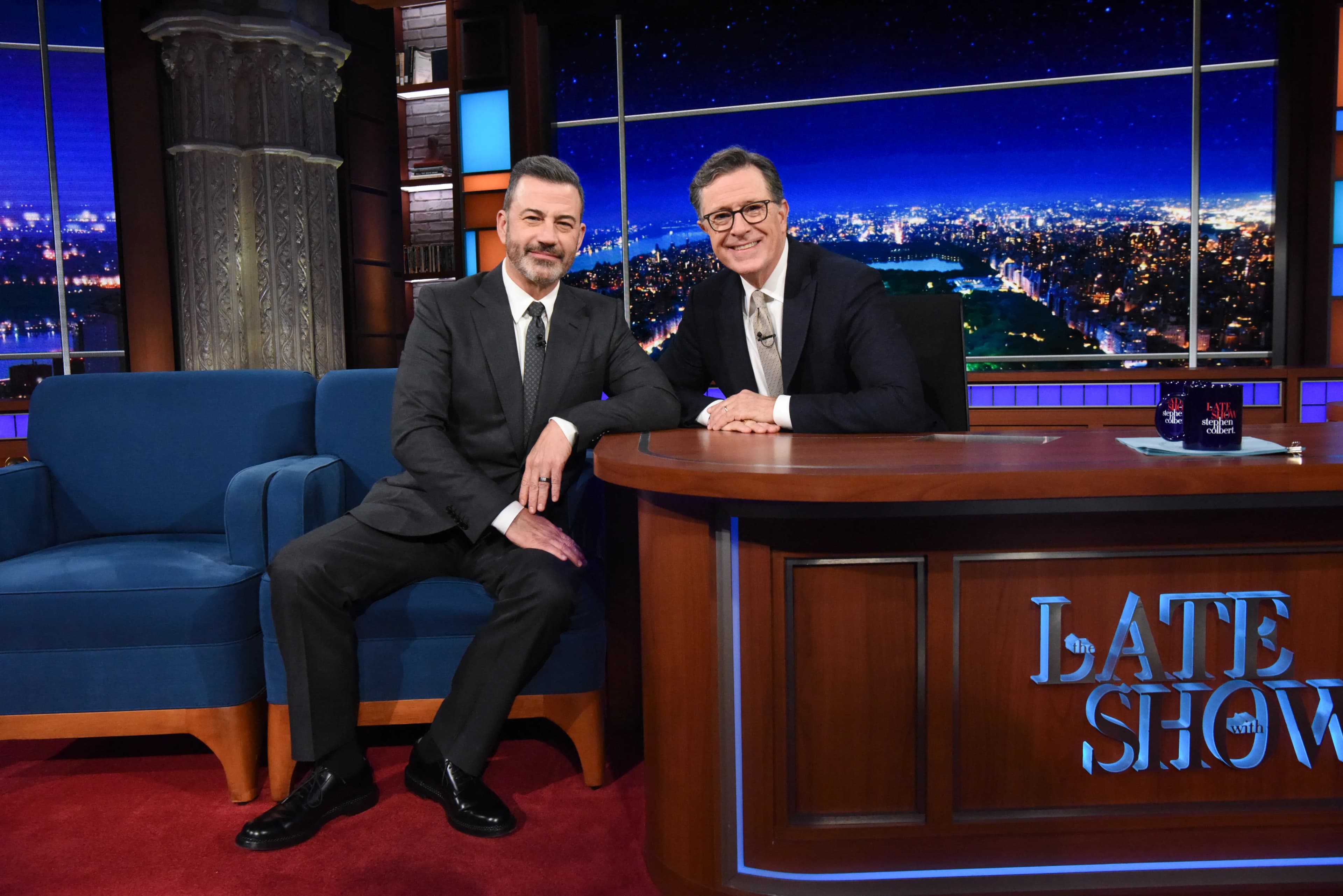 Stephen Colbert Endorses Jimmy Kimmel For Emmy