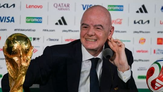 FIFA chief Infantino gets backing of AFA, South American football