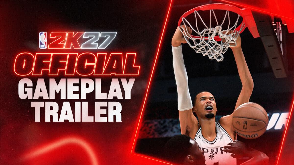 NBA 2K27s gameplay trailer just dropped — Wembanyamas cover moment made the cut