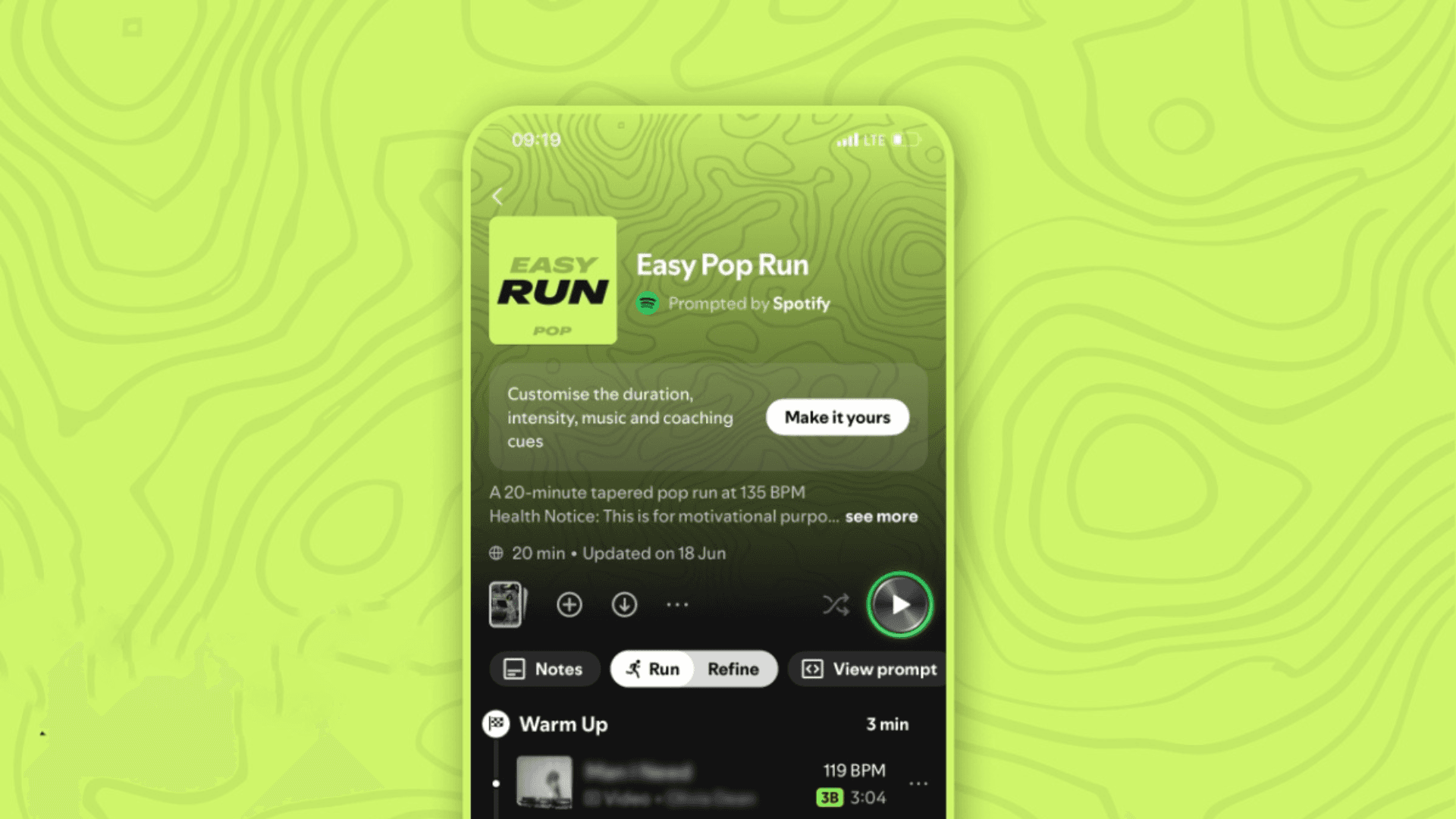 Keep up the pace with Spotifys Running Mode, now creating custom running playlists