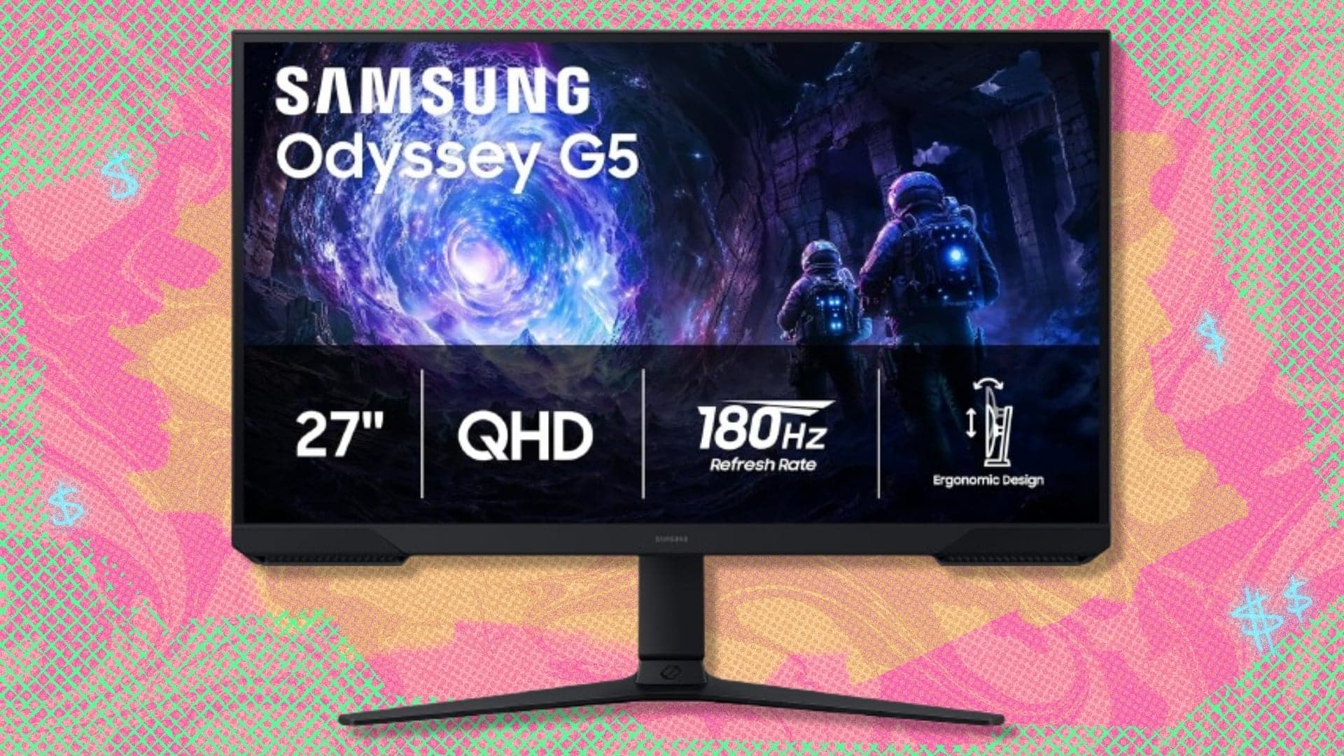 Grab the Samsung Odyssey G5 QHD gaming monitor at its lowest ever Amazon price — save over $70