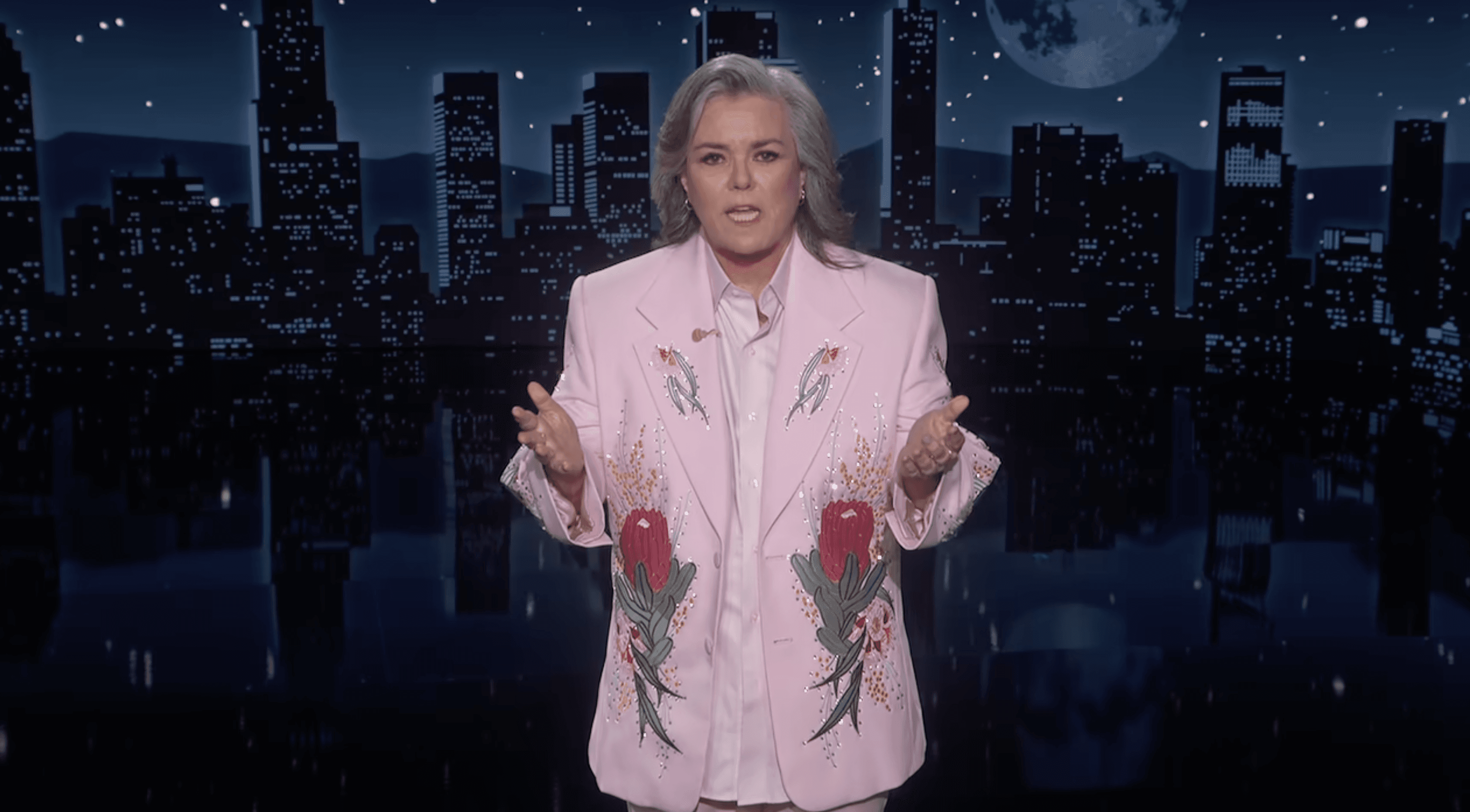 Rosie ODonnell calls out Mango Mussolini Trump on Kimmel