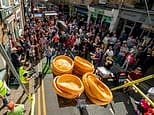 Animal rights group Peta moans that the World Black Pudding Throwing Championships should be VEGAN