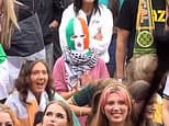 Greta Thunberg wears balaclava disguise to Kneecap and Bob Vylan concert