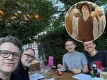 The Hobbits reunite! Elijah Wood enjoys second breakfast with former Lord of the Rings castmates