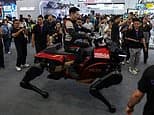 The Grand National of the future? Chinese startup unveils a huge ride-on robot horse