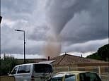 Dozens of people injured and hundreds of homes are damaged after tornado tears through French village