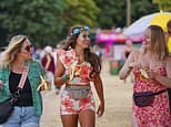 Festival-goers fuel up on fresh fruit and vitamin juices over beer and hot dogs amid Gen Z health craze boom