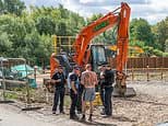 Travellers bulldoze wildlife haven as residents left fuming over bank holiday 'land grab'