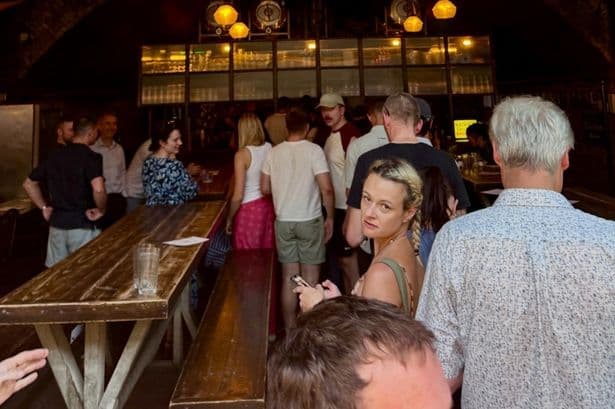 Pub bans drinkers from queueing single-file and hits out at ‘bizarre’ trend