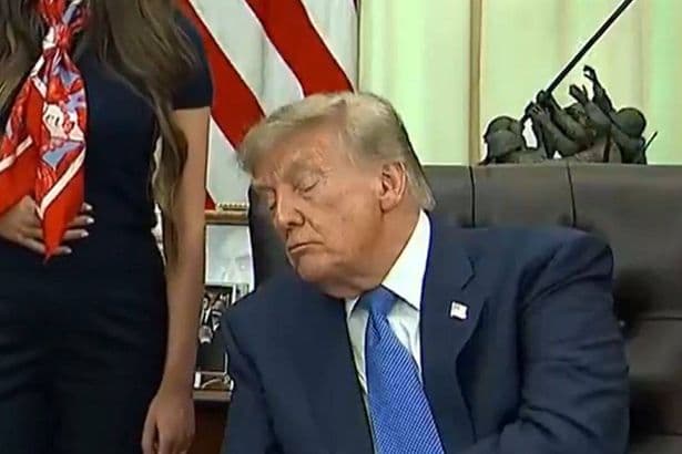 Donald Trump 'falls asleep' at White House again as health fears mount over President