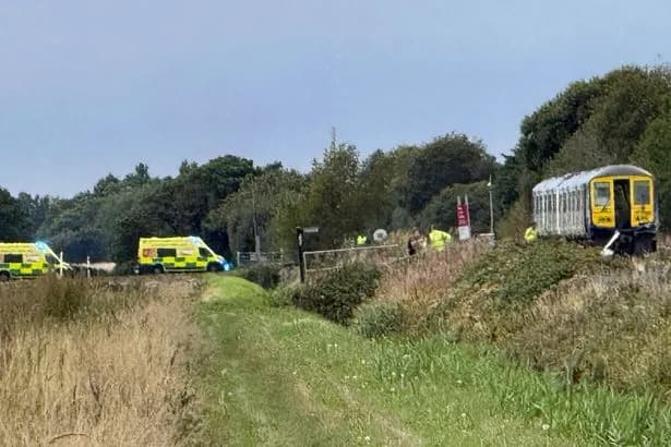 Man dead after train crashes into van at level crossing - updates