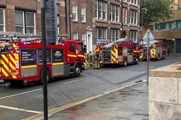 People told 'get out' as fire starts in Liverpool city centre flat block