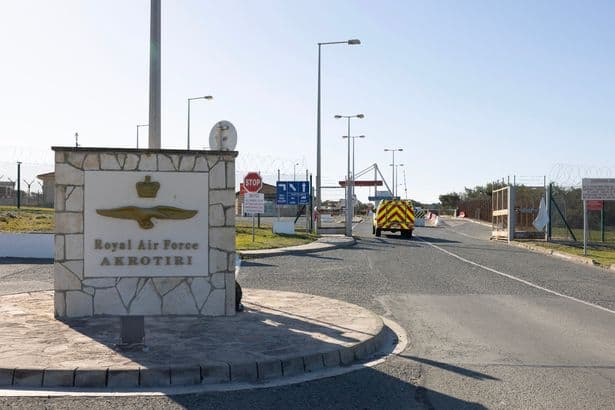 British man arrested in Cyprus accused of 'hostile surveillance' at RAF Akrotiri