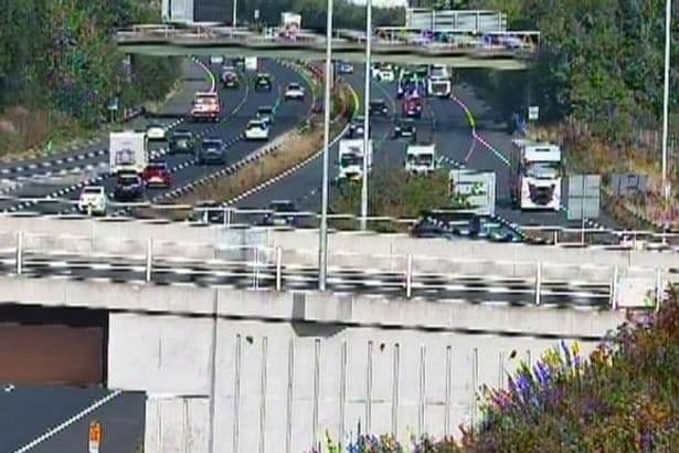 M55 closed in Lancashire as motorist spots dead body on hard shoulder
